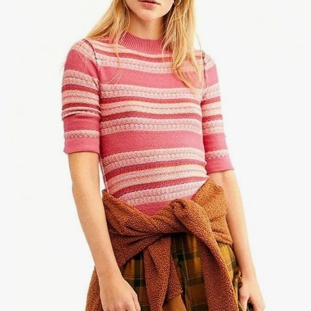 NWT Free People Intimately Winter Warmer Lotus Rose Bodysuit - M